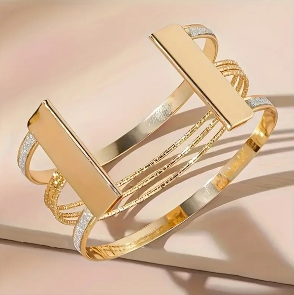 Adjustable Open Cuff Bracelet - Picture 2 of 3